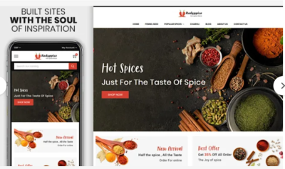 I Will Create a Shopify Store for Your Hot Spices and Food Recipe Needs