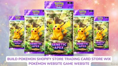 I Will Build a Pokémon Shopify Store, Trading Card Store, Wix Pokémon Website, or Game Website