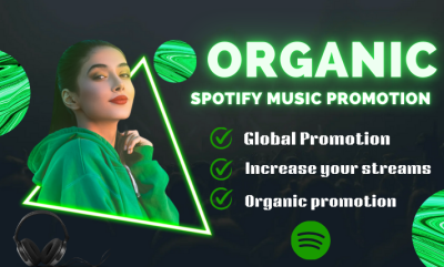 Do Organic Spotify Music Promotion, Real Monthly Listeners and Streams