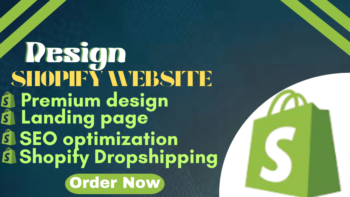 I Will Build Shopify Store Design, Shopify Dropshipping, and Redesign