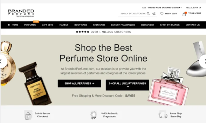 I Will Build a Luxury Perfume Shopify Store, Wix Perfume Website, and WordPress Perfume Website