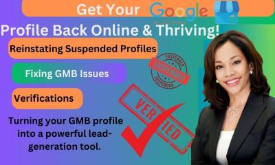 I Will Reinstate Suspended GMB, Fix Google My Business Profile, and Optimize GMB