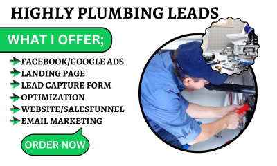 I Will Generate Plumbing Leads, Roofing Leads, Plumbing Leads Fitting, Construction Leads