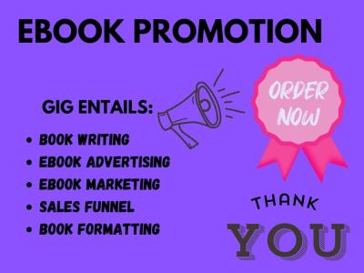 I Will Promote Your eBook on All Social Media Platforms