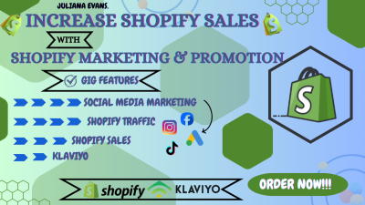 I Will Boost Your Shopify Sales, Promote Your Store, and Elevate Your E-commerce Marketing