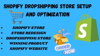 I Will Create a Shopify Dropshipping Store and Build a Shopify Website