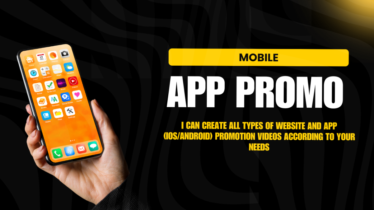 I Will Create a Professional Mobile App Promo Engaging App Explainer Video