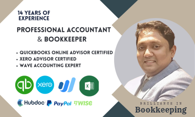 I Will Manage Your Bookkeeping and Accounting with QuickBooks Online & Xero