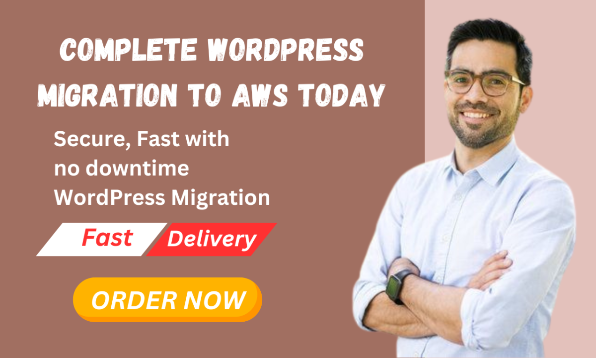 I Will Migrate Your WordPress Website to AWS Smoothly and Securely