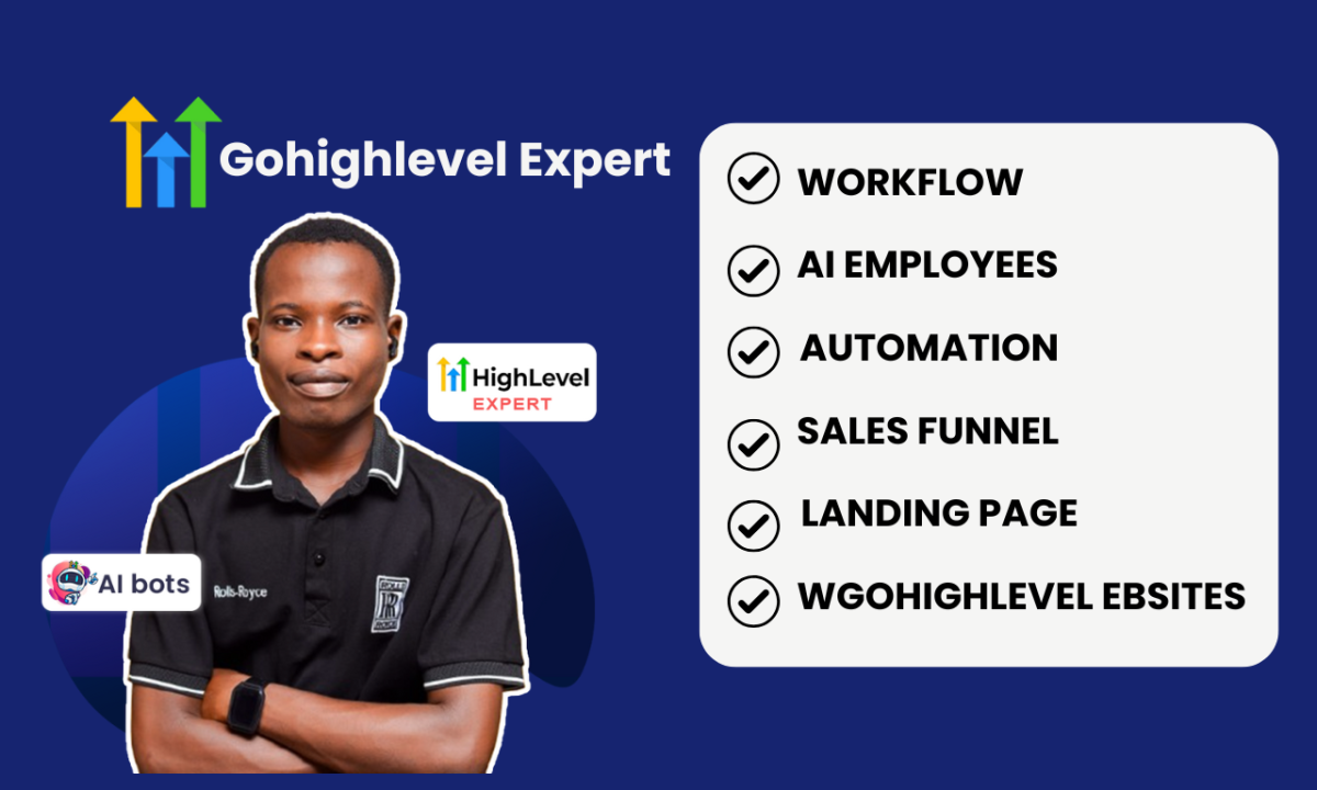 GoHighLevel Landing Page Funnel & Workflow Integration Expert