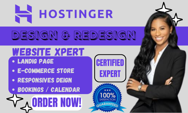 Expert Hostinger Website Design & Build | Stunning Hostinger Wix Websites | Professional Hostinger Website Redesign