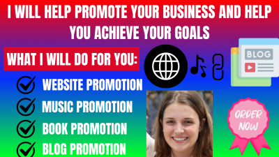 Do Website SEO, Book Link, Organic Worldwide App Music Video Blog Promotion