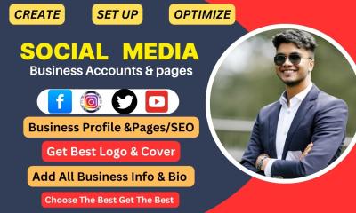 I Will Create and Optimize Your Facebook Business Page and Social Media Accounts