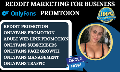 I Will Do Reddit Post, Boost OnlyFans Page Traffic, Chatter Manager, Fanvue, Twitter Ads