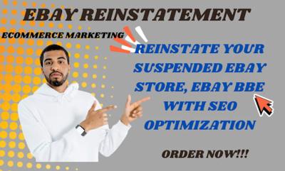 eBay Account Reinstatement Services