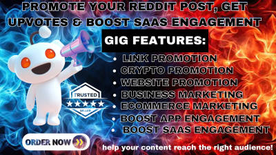 I Will Do Reddit Marketing for Your App, Business, Crypto, SaaS, or Software Website Promotion