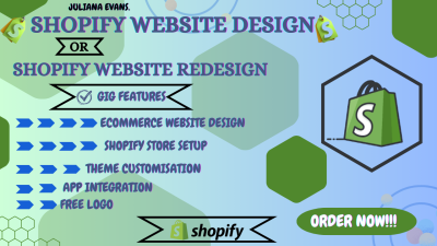 I Will Setup a Highly Profitable Shopify Website or Build a Shopify Dropshipping Store