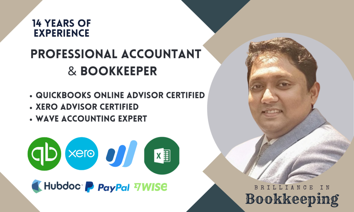 I Will Deliver Professional Bookkeeping and Accounting Services with QuickBooks Online & Xero