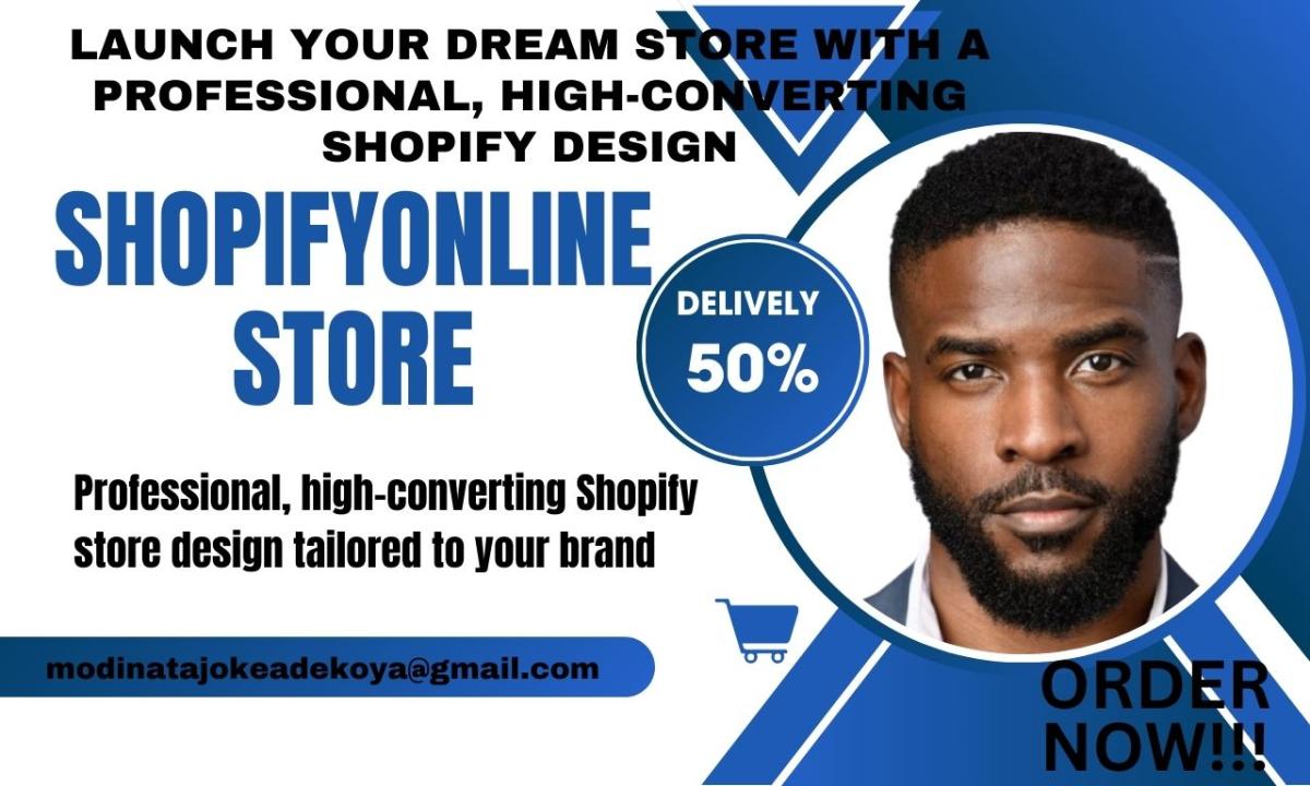 I Will Create and Redesign Your Shopify Print on Demand Store