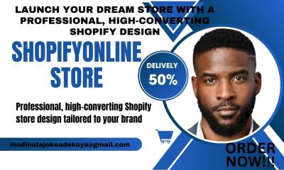 I Will Create and Redesign Your Shopify Print on Demand Store