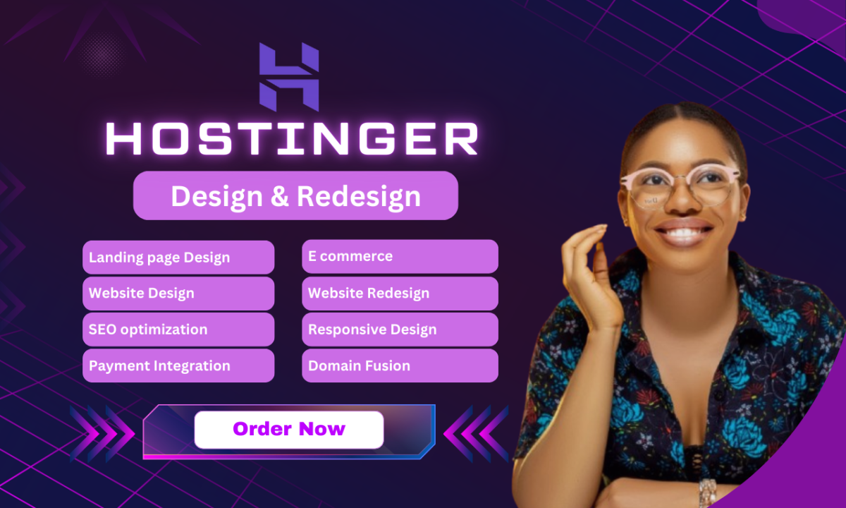 I Will Hostinger Website Design, Redesign, and Hostinger Website Services