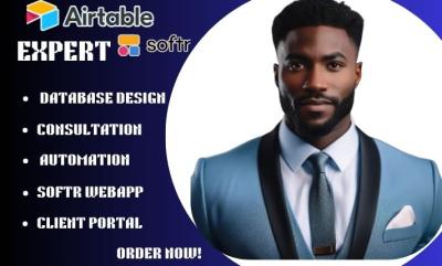 I Will Set Up Airtable Database, Softr Airtable, Softr.io Web App, and Airtable Automation