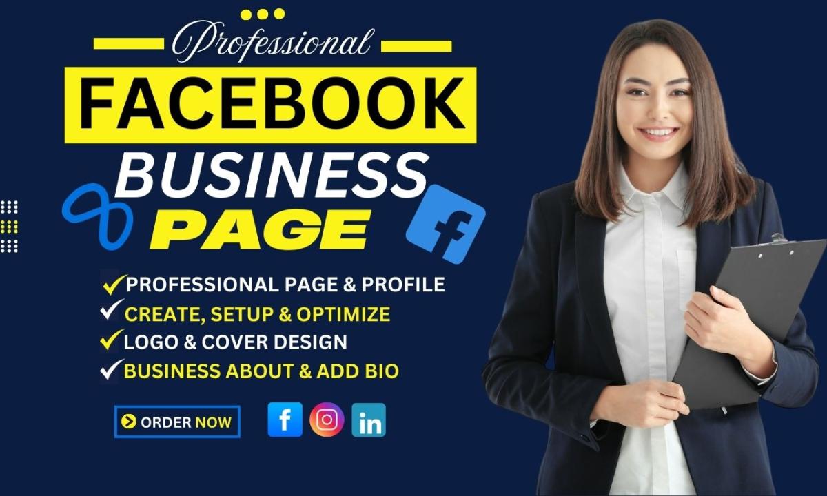 I Will Create and Setup a Professional Facebook Business Page