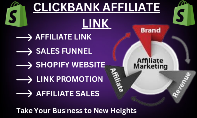 I Will Promote ClickBank Affiliate Sales Funnel Links to Boost Your Shopify Website