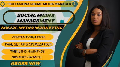 I will do social media marketing and social media manager,content creator