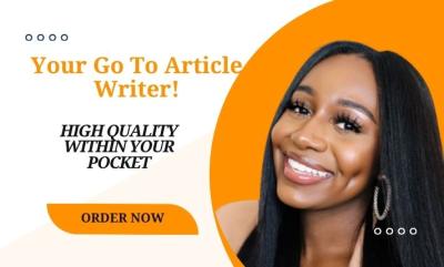 I will be your website content writer for quality content