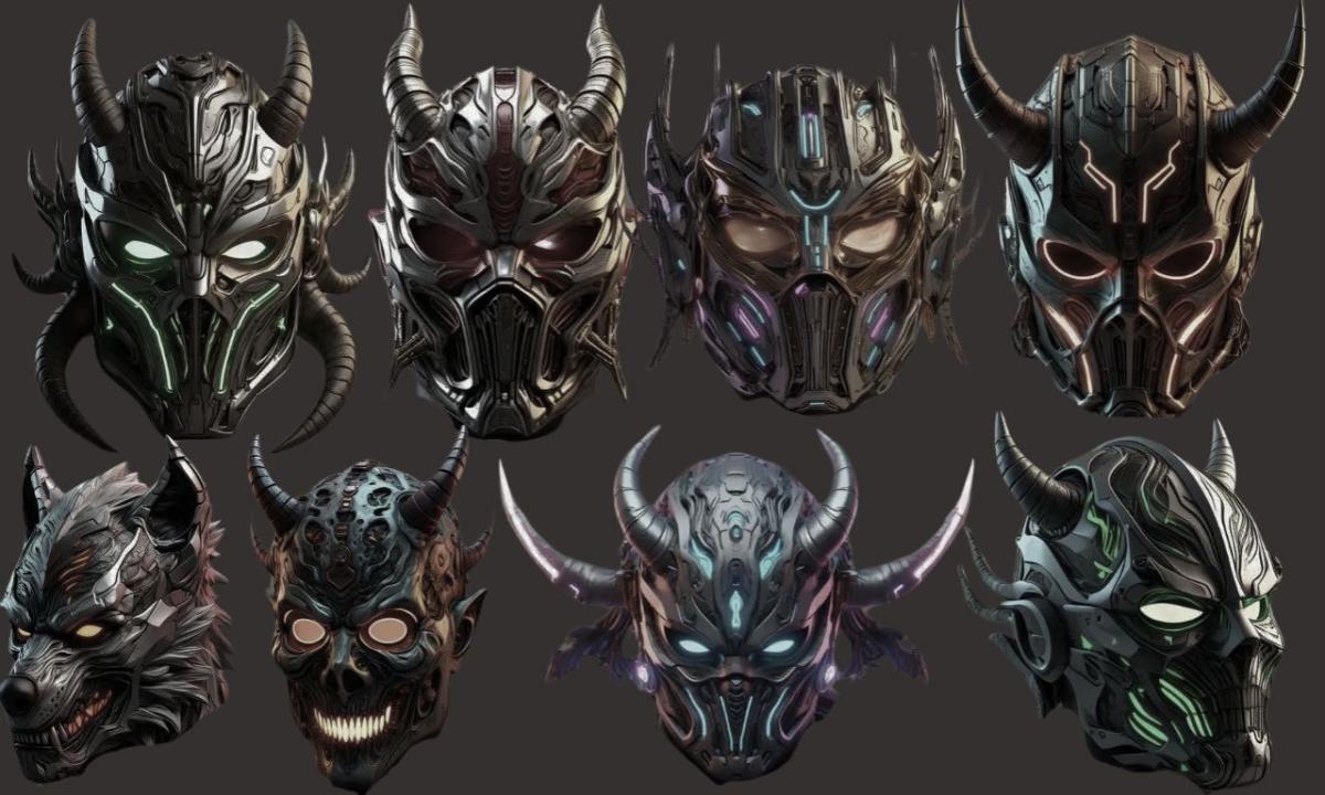 I will design 3d mask with stunning details for cosplay 3d helmet 3d print and paint