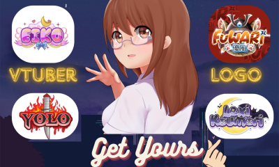 i will design a visual embem logo and brand for vtuber streamers