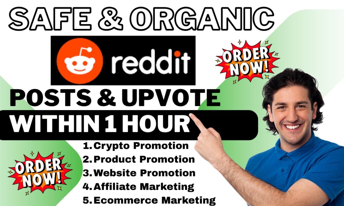 I will reddit post upvote for crypto ecommerce business affiliate link amazon product