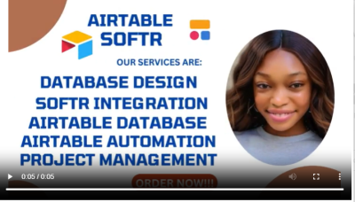 I will do airtable datable softr client portal, integrate with zapier automation