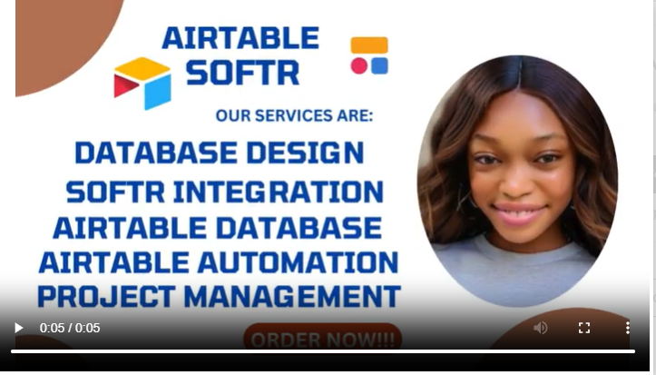 I will do airtable database airtable interfaceairtable automation airtable portal softr