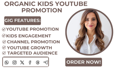 I Will USA YouTube Video Promotion, Kids Channel Promotion, Channel Monetization