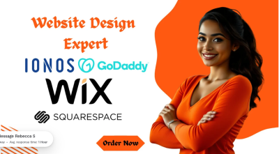 I will do wix website design ionos website squarespace design wix redesign