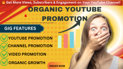 I will promote your youtube video and grow your channel organically