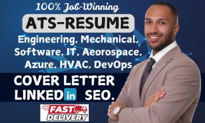 I Will Craft and Perfect Your Engineering, Civil, Mechanical, IT, and Software Resume with Confidence