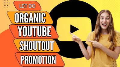 I will do organic YouTube shoutout to over 230k subscriber