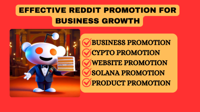 I will manage reddit post for ai blog website product game app iptv crypto token nft