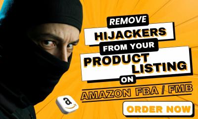 I will remove amazon hijackers and protect your fba and fbm listing from hijackers