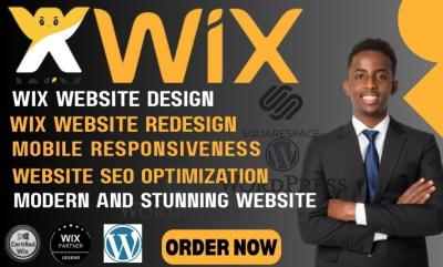 I Will Design and Redesign Your Wix Website, Wix Ecommerce, and Be Your Wix Expert