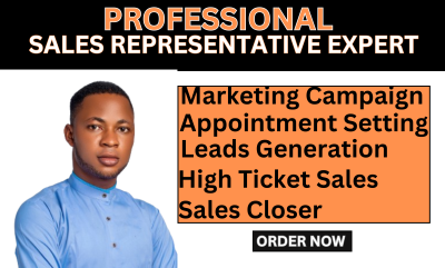 Expert Sales Representative for Lead Generation, Telemarketing, and Cold Calling