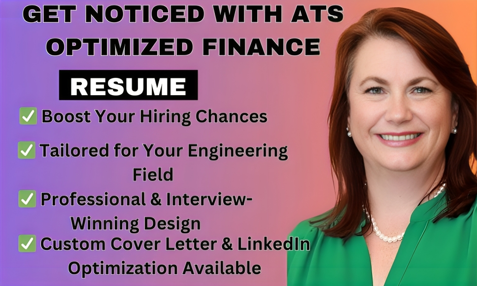 I Will Craft Expert Finance CFO, Investment Banking, C-Suite Resume for US, UAE, CA, SA