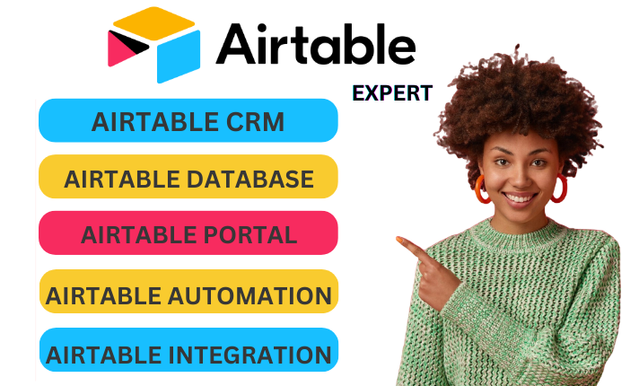 I Will Create Airtable CRM, Database, Portal, Automation, and Integration Solutions