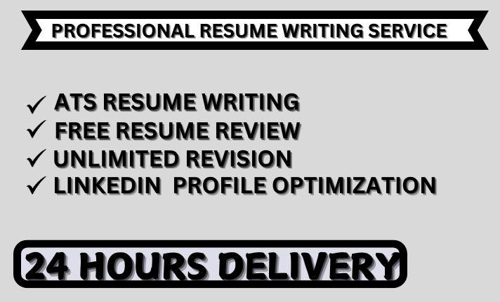 I Will Write Professional ATS Resume, Cover Letter, and LinkedIn Profile Optimization