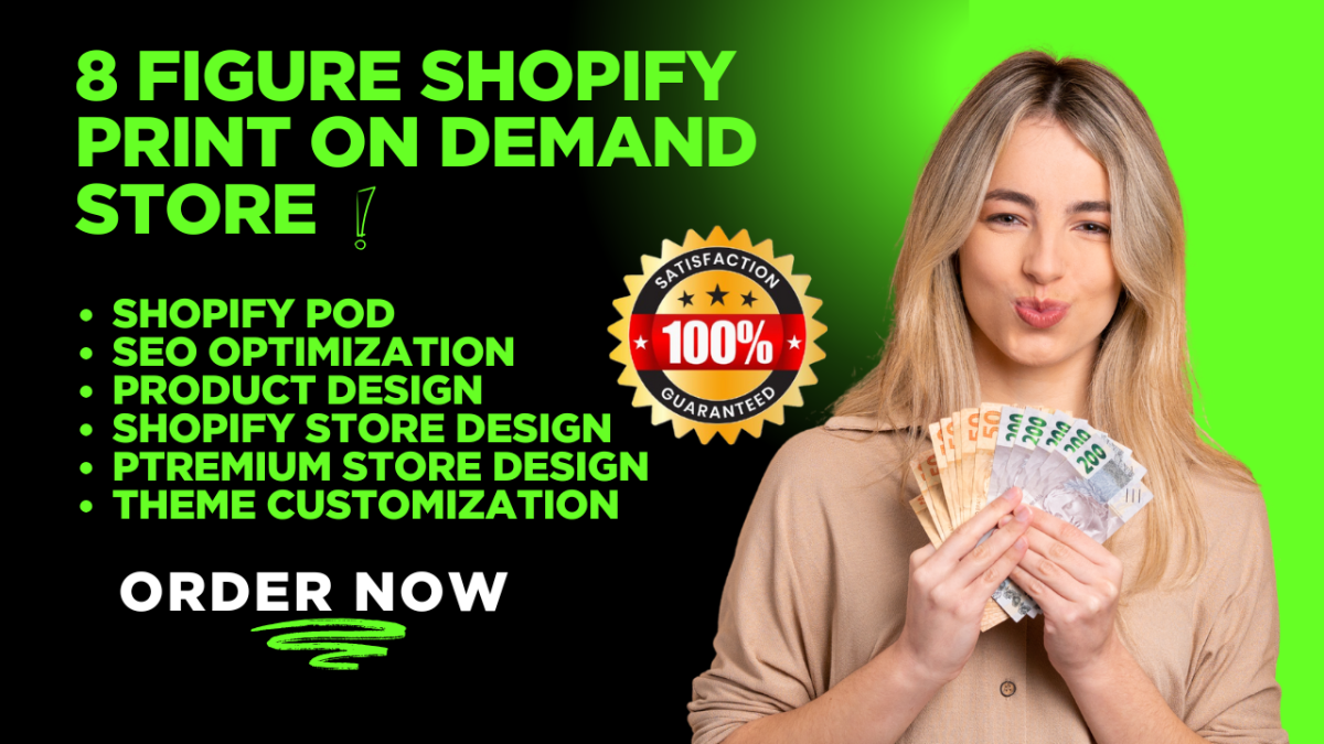 I Will Create a Shopify Print on Demand and Dropshipping Store