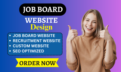 I Will Design a Professional Recruitment, Job Board, Agency, Job Hiring, and Staffing Consultancy Website