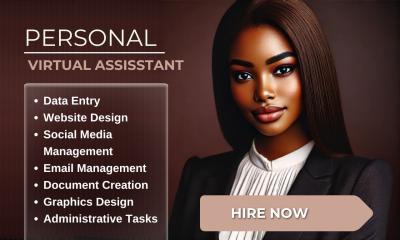 I Will Be Your Expert Personal Virtual Assistant